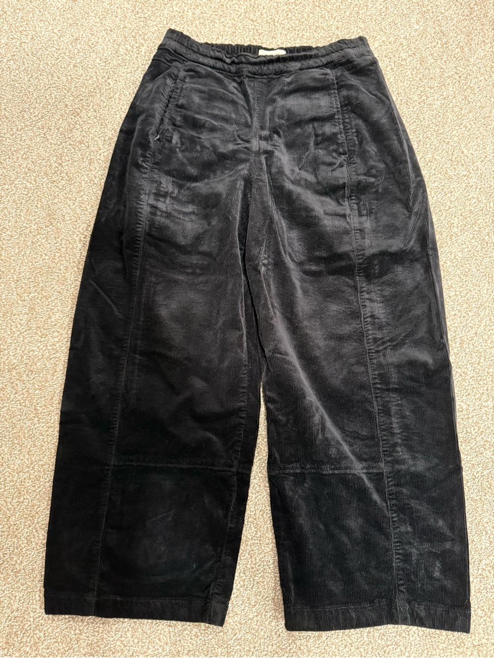 Pilcro Izzie Relaxed Corduroy Pull-On Barrel Pants